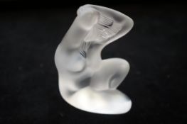 Lalique narcisse figure with original box Height 1