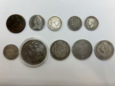 British coin collection - William & Mary copper ha