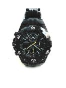 Gents Seiko divers alarm chronograph wristwatch