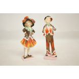 Pair of Royal Doulton figures pearly boy & pearly g