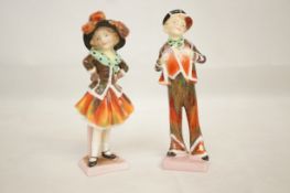 Pair of Royal Doulton figures pearly boy & pearly g