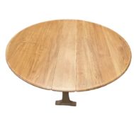 Blonde Ercol drop leaf table, full extended 140 cm