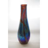 Siddy Langley iridescent glass vase Height 15 cm