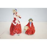 Royal Doulton HN1442 Christmas Morn & HN2106 Linda