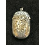 Silver vesta case