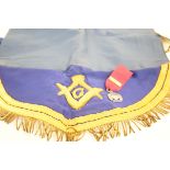 Masonic apron & long service jewel