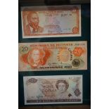 Shadow box with central bank of Kenya, republic of