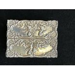 Silver snuff box