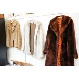 3x Fur coats