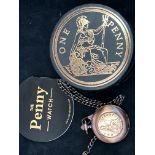 The Penny watch pocket watch with chain
