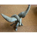 Large brass eagle 54cm