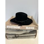 Bradford Western stetson hat 7 3/8