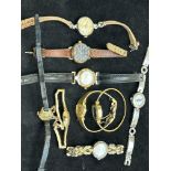 Collection of vintage ladies wristwatches to inclu