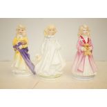 3 Doulton figures limited edition Charity, Hope &