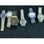 Collection of fashion watches to include Ben Sherm