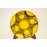 Poole pottery large delphis charger Diameter 35 cm