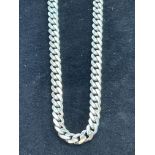Silver neck chain 20'