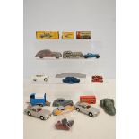 Collection of vintage toy cars to include corgi, C