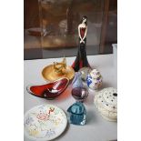 Collection of glass & ceramic to include a Leonard