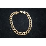 9ct Gold bracelet 5.7g (Clasp ring A/F)