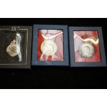 3 Boxed pocket watches