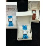 3 Boxed colours of nature wristwatches