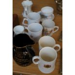 Commemorative cups & jugs
