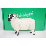 Beswick Black faced ewe boxed