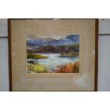 James Hawkins framed watercolour