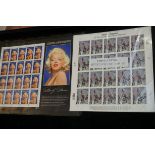 Legends of Hollywood Marilyn Monroe stamps togethe