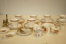 Part Spode tea set & other glass / ceramics