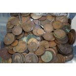 Large collection of early 20th century copper coin