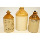 3 1950's Stoneware jars - All Bolton related