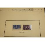 The History of WWII stamp collection - 12 pages