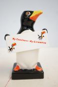 Guinness Penguin lamp base Carlton ware