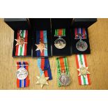 Collection of 8 military medals (replacements)