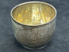 Victorian silver bowl - some dents 76.9g