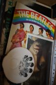 Box of The Beatles memorabilia