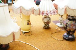 5x Table lamps