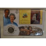 The Royal Golden wedding anniversary coin and stam