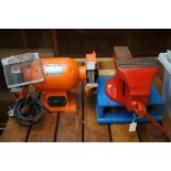 Heavy duty grinder & bench clamp