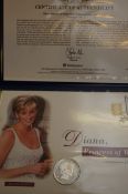 Diana princess of Wales silver commemorative coin