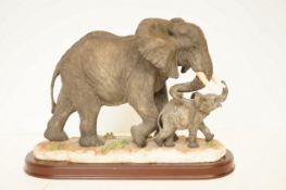 The Leonardo collection resin elephant figure 40 c