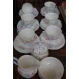 Crown Windsor tea set