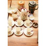 Wedgwood Mayfield coffee set & others