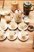 Wedgwood Mayfield coffee set & others