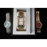 3 ingersoll ladies wristwatches - 1 with box & pap