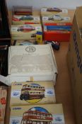 6 Corgi boxed vehicles, Matchbox, Bradford exchang