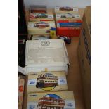 6 Corgi boxed vehicles, Matchbox, Bradford exchang