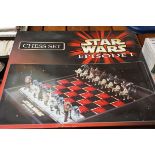 Star Wars episode 1 chess set - complete